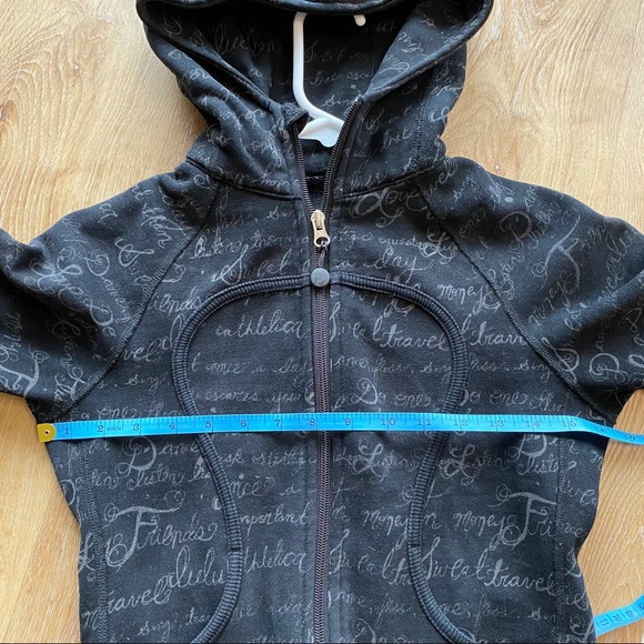 RARE Lululemon Manifesto Chalkboard Scuba Hoodie - Picture 10 of 12